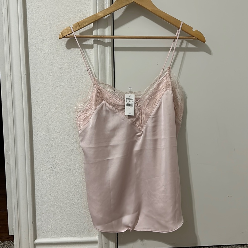 Express baby pink tank top